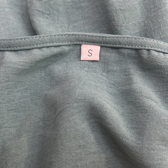 Boho Amegoya Tiered Dress v-neck long sleeve Size S - Picture 12 of 14